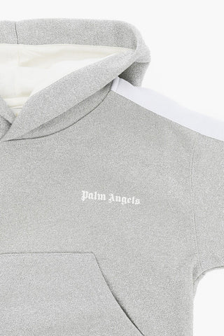 Lurex Hoodie with Patch Pocket