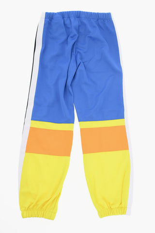 Logo Printed Colorblock Pants