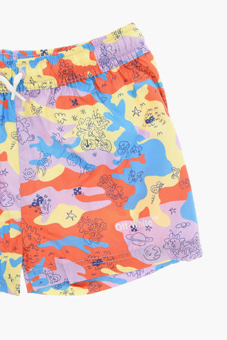 Costume da Bagno Boxer Stampa Puzzle