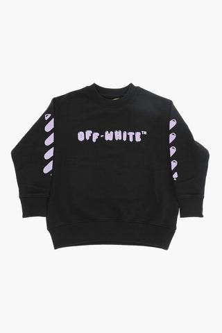 Cotton BALLOONS Crew-Neck Sweatshirt with Print