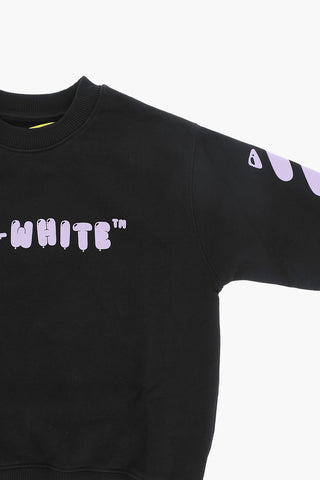 Cotton BALLOONS Crew-Neck Sweatshirt with Print