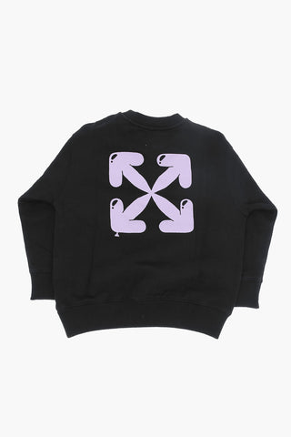Cotton BALLOONS Crew-Neck Sweatshirt with Print