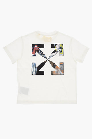 Printed MONSTER ARROW Cotton Crew-Neck T-shirt