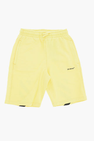 Solid color Sweatshorts with Contrasting Details