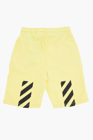 Solid color Sweatshorts with Contrasting Details
