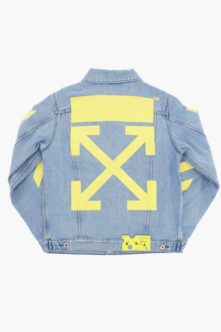Giubbotto in Denim con Dettagli a Contrasto