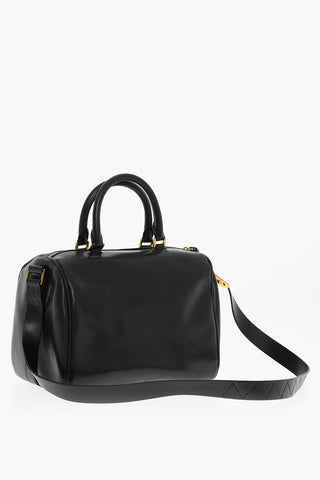 Leather TRACK TRUNK Bowler Bag