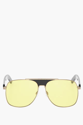 Aviator BAY Sunglasses With Yellow Lenses