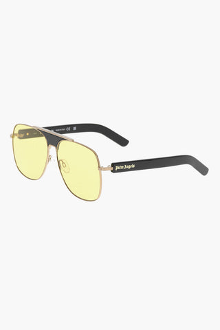 Aviator BAY Sunglasses With Yellow Lenses
