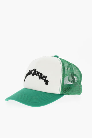 Two-Tone Baseball Cap with Embossed Logo and Mesh Detail
