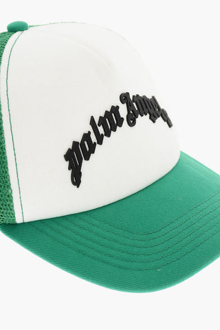 Two-Tone Baseball Cap with Embossed Logo and Mesh Detail