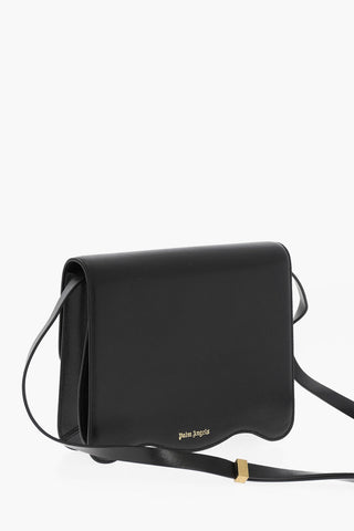 Leather PALM BEACH Shoulder Bag with Golden Detail