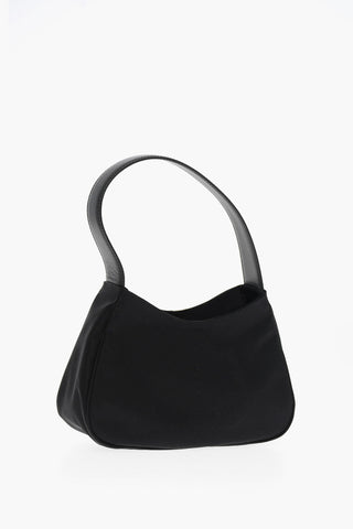 Solid Color VENICE Hobo Bag with Contrasting Band