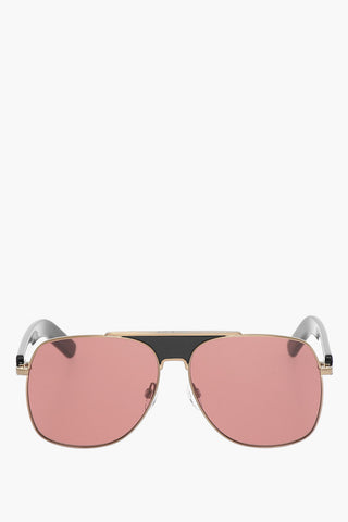 Occhiali da Sole Aviator BAY con Lenti Rosse