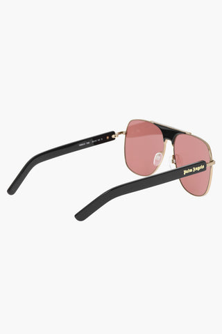 Occhiali da Sole Aviator BAY con Lenti Rosse