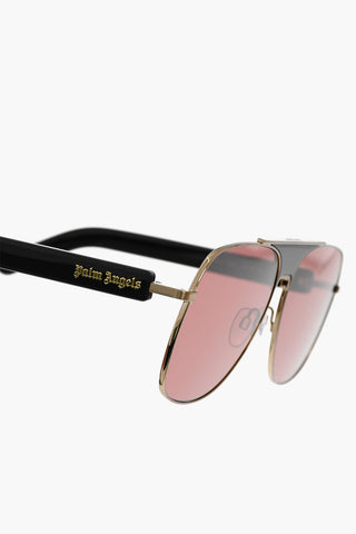 Occhiali da Sole Aviator BAY con Lenti Rosse