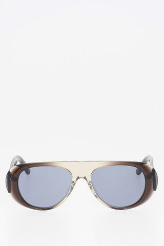 Silver-Tone Details SIERRA Shield Sunglasses