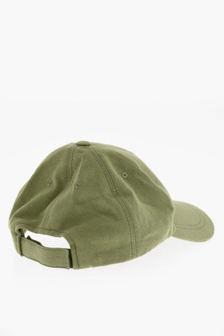 Solid Color Baseball Cap with Embroidered Logo