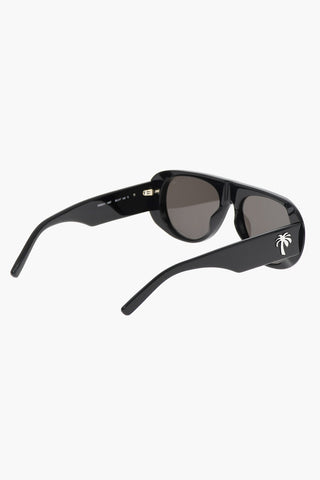 Silver-Tone Details SIERRA Shield Sunglasses