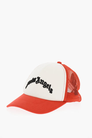 Two-Tone Baseball Cap with Embossed Logo and Mesh Detail