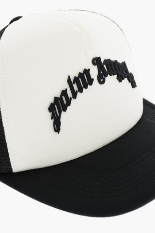 Two-Tone Baseball Cap with Embossed Logo and Mesh Detail