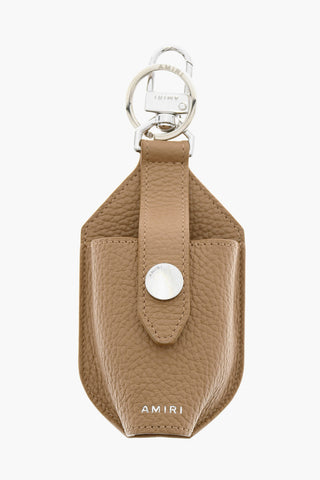 Hammered Leather Hand Sanitizer Holder
