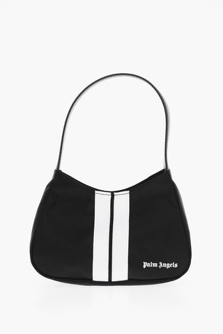 Nylon VENICE TRACK Mini Hobo Bag with Contrasting Band