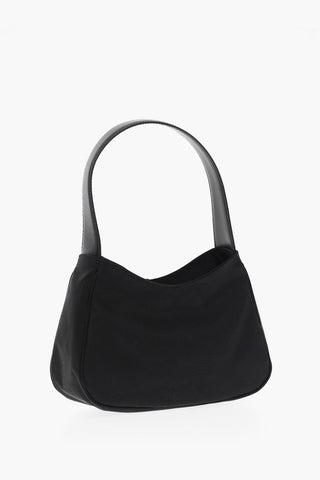 Nylon VENICE TRACK Mini Hobo Bag with Contrasting Band