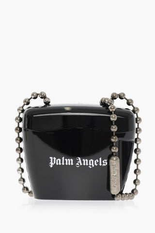 Mini Padlock Bag with Gothic Print