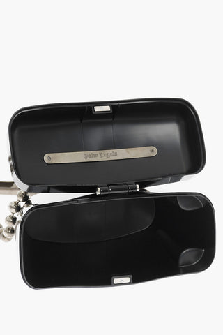 Mini Padlock Bag with Gothic Print