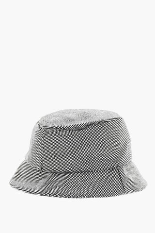 Cappello Bucket in Cotone Impreziosito da Strass