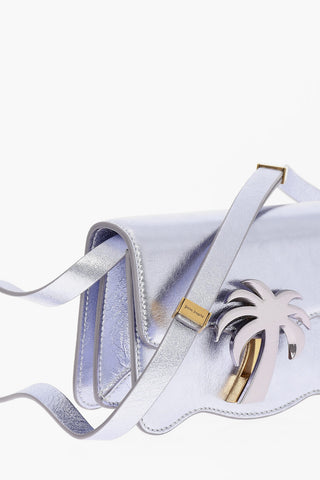 Metallic Leather PALM BEACH Crossbody Bag