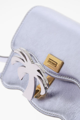 Metallic Leather PALM BEACH Crossbody Bag