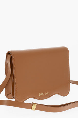 Leather PALM BEACH Shoulder Bag with Golden Detail