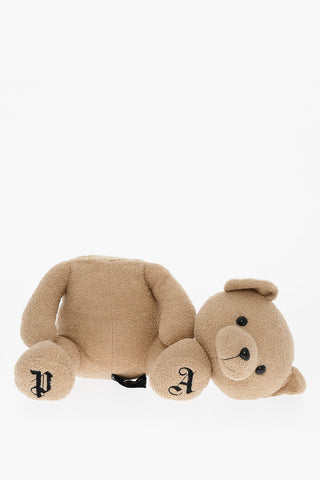 Solid Color Teddy Bear Soft Toy with Embroidered Logo