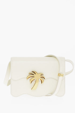 Leather PALM BEACH Shoulder Bag with Golden Detail