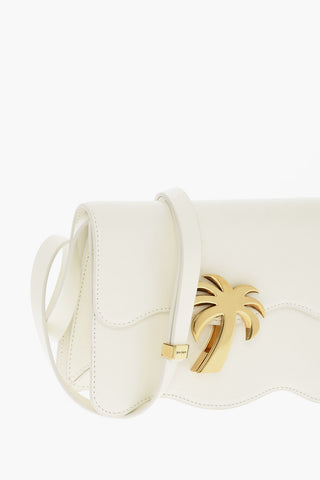 Leather PALM BEACH Shoulder Bag with Golden Detail