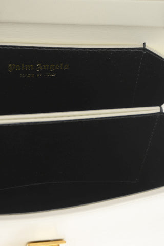 Leather PALM BEACH Shoulder Bag with Golden Detail
