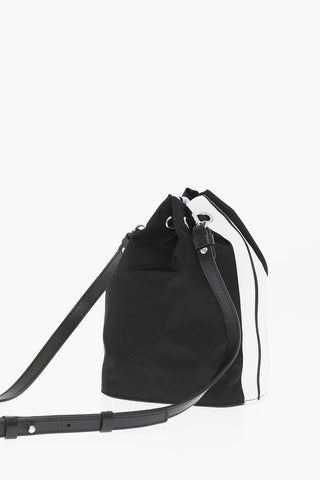 Nylon VENICE TRACK Bucket Bag with Double Side Bands
