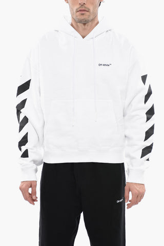 PERMANENT Hoodie DIAG HELVETICA with Front Pocket