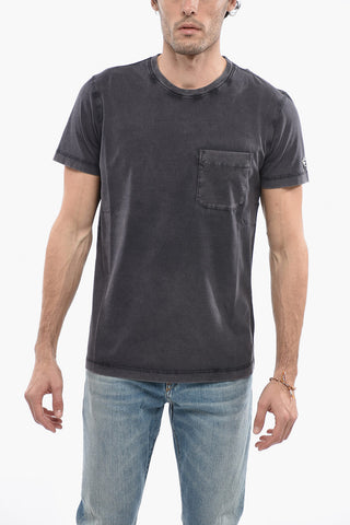 RED TAG T-Shirt T-WORKY-DOV-PE in Tinta Unita con Taschino