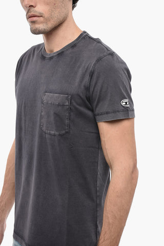 RED TAG T-Shirt T-WORKY-DOV-PE in Tinta Unita con Taschino