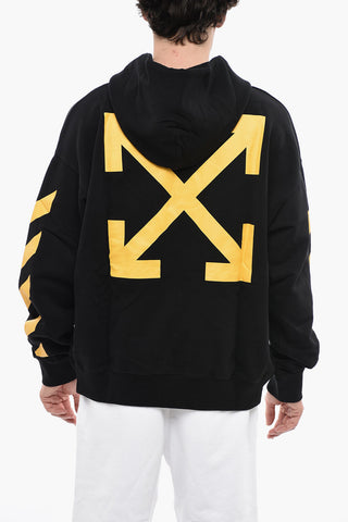 PERMANENT Hoodie DIAG ARROW CARAVAGGIO MERCY with Front Pocket