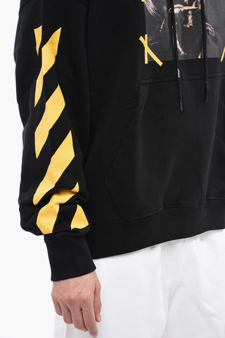 PERMANENT Hoodie DIAG ARROW CARAVAGGIO MERCY with Front Pocket