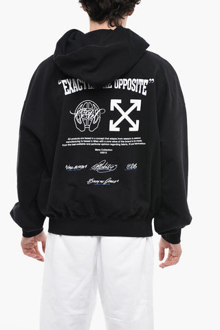 SEASONAL Boxy Hoodie EXACT OPPOSITE with Emboridery