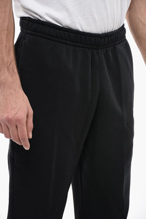 Cotton-Blend Fleece Joggers with Embroidered Logo