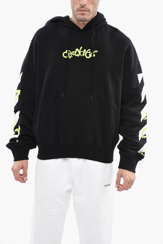 SEASONAL Boxy Sweatshirt OPPOSITE ARROW with Hood