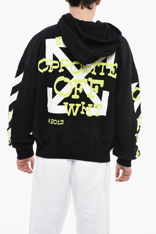 SEASONAL Boxy Sweatshirt OPPOSITE ARROW with Hood