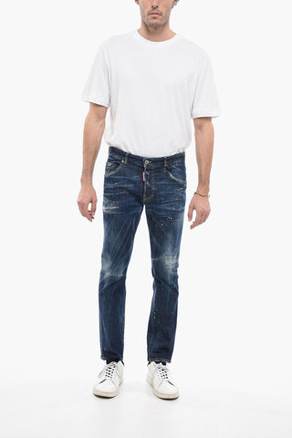 Sketch Effect Skater Fit Denims 15cm