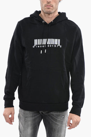 Cotton S-GIRK Hoodie With Embossed Print